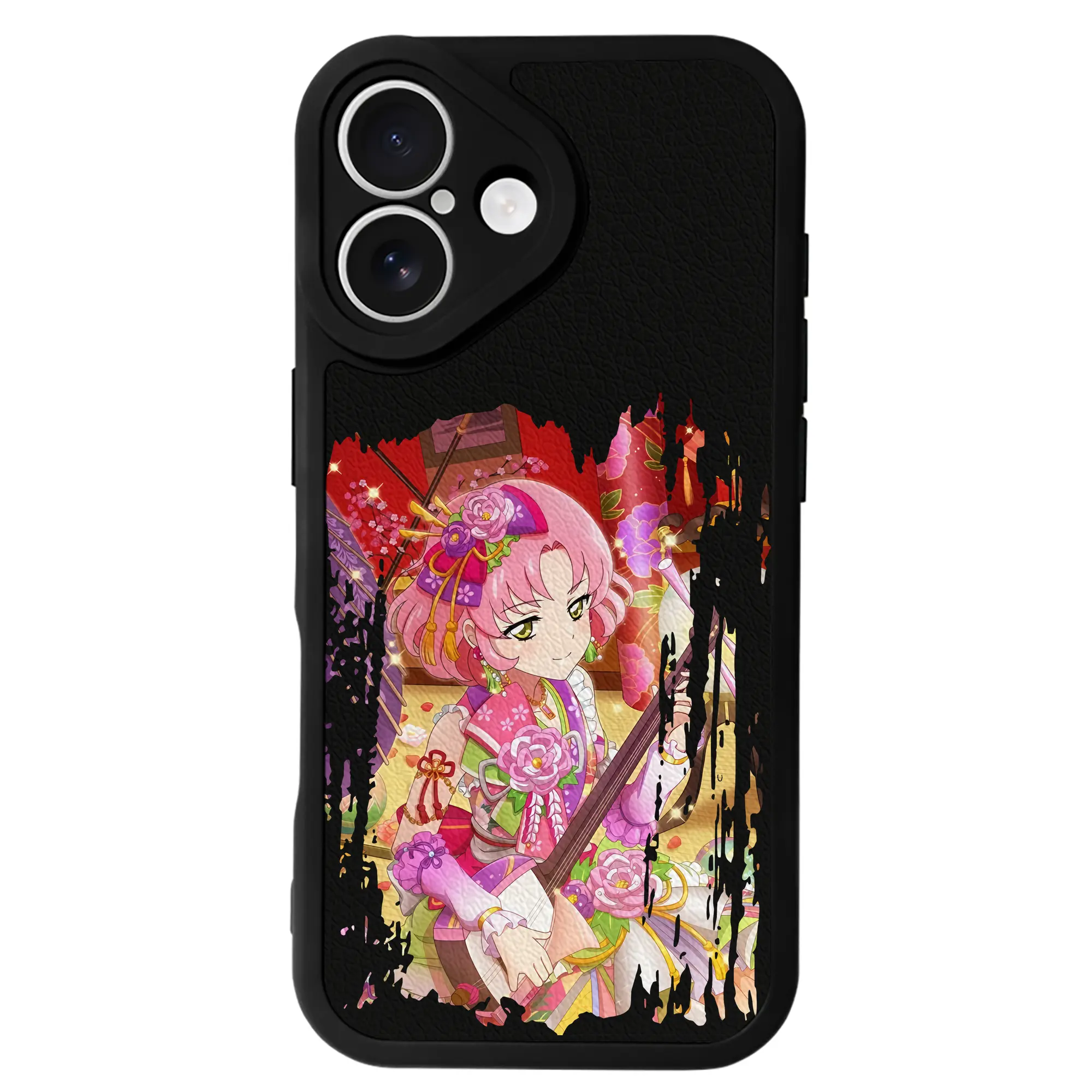 アイカツ グッズ 北大路 さくら - IPhone 16シリーズ対応 ・ シリコンスマホケース ・ レザー調 ・ 高精度フィット ・ 耐衝撃 ・ ワイヤレス充電対応 ・ 精密カット